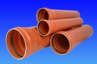 TUB PVC SN4MS D160 L=1000 mm cu garnitura