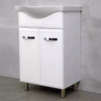 DULAP PENTRU BAIE PE PARDOSEALĂ BAYRO ALLURE DUO SUB LAVOAR ALBA 540 ALB
