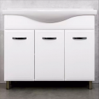 DULAP ALLURE DUO ALB  ALBA 1000, LAVOAR APLICAT SANOVIT ALBA 1000X465X180
