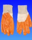 MANUSI DE LUCRU ACOPERITE CU CAUCIUC ORANGE TOPEX