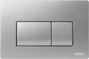 PLACA DUBLA COMANDA 215X145 SATIN CROMAT PNEUMATICA