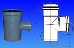 Ramificatie redusa HTEA D75/40 87 30' VALSIR