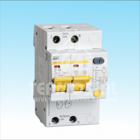  AUTOMAT DIFERENTIAL АД12 2Р 40А 100мА 