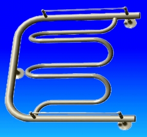 Radiator baie inox FOXTROT SCOABE 500/500,1''