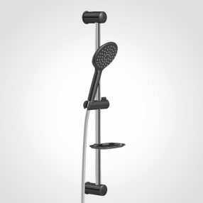 DIFUZOR 130 mm CU SUPORT SI TUB FLEXIBIL DELUXE BLACK