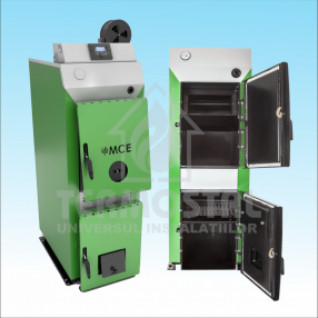 CAZAN COMBUSTIBIL SOLID MCE AGRO V1 36KW CU PANOU COMANDA+VENTILATOR