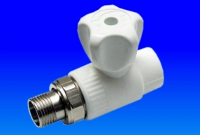 ROBINET DREPT PT RADIATOR PP 20X1/2” ALB