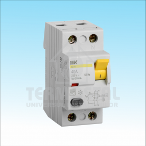 INTRERUPATOR DIFERENTIAL ВД1-63 2Р 40А  30мА