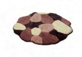 Covor baie fibra Multicolor B d. 60cm